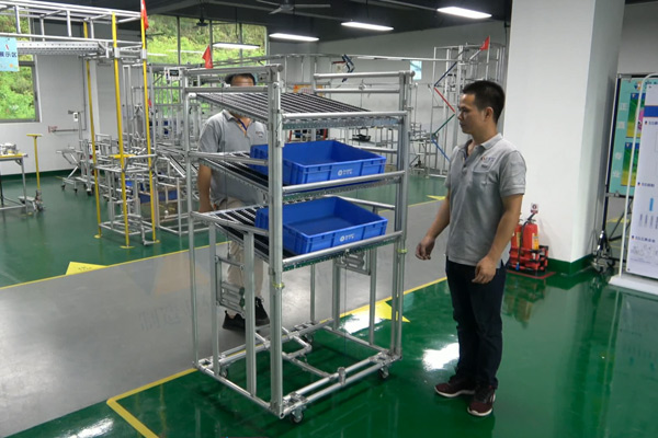 【精益LCIA233】三層同步對接物料周轉車