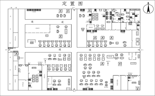 機(jī)械加工車間定置圖 機(jī)械加工車間定置圖