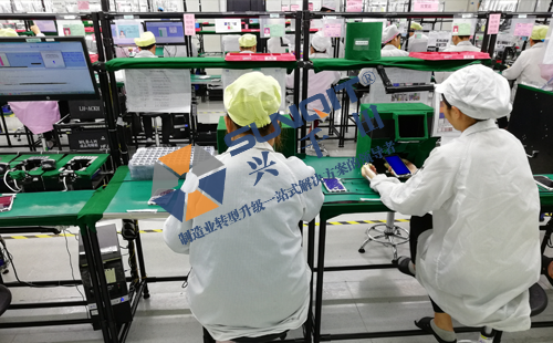 某3C代工集團線體改善案例 某3C代工集團線體改善案例