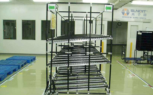 線棒式先進先出貨架 線棒式先進先出貨架