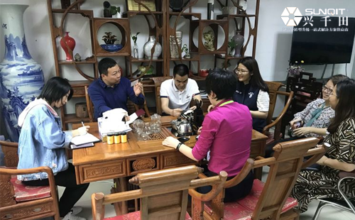 【惠企微服務】福城街道辦走訪興千田集團 【惠企微服務】福城街道辦走訪興千田集團