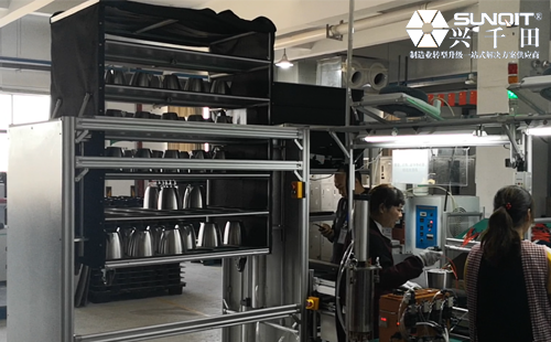 熱水壺小家電精益生產線案例分享 熱水壺小家電精益生產線案例分享