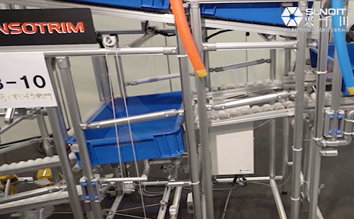 物料自動補給、空箱自動堆垛LCIA機構