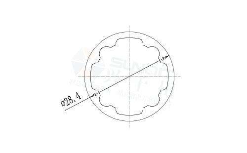 輥軸圓形鋁管尺寸圖 輥軸圓形鋁管尺寸圖