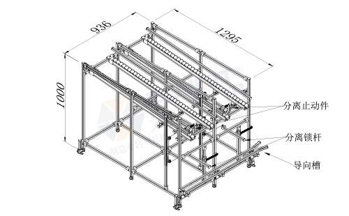 AGV周轉車+物料架(翹板型) AGV周轉車+物料架(翹板型)