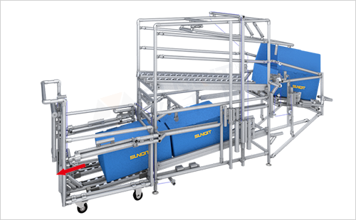 機械稱重貨架+堆垛周轉車 機械稱重貨架+堆垛周轉車