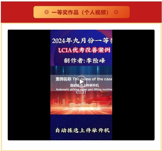 9月份優(yōu)秀LCIA視頻大賽 | 總獲獎名單公布啦3 9月份優(yōu)秀LCIA視頻大賽 | 總獲獎名單公布啦3