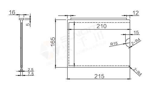 工位銘牌B尺寸圖