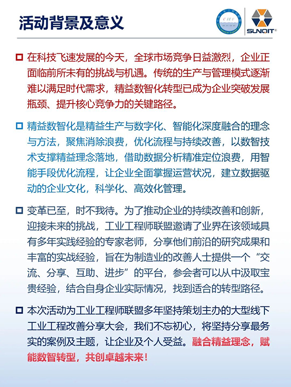 工業工程精益數智化改善大會2 工業工程精益數智化改善大會2